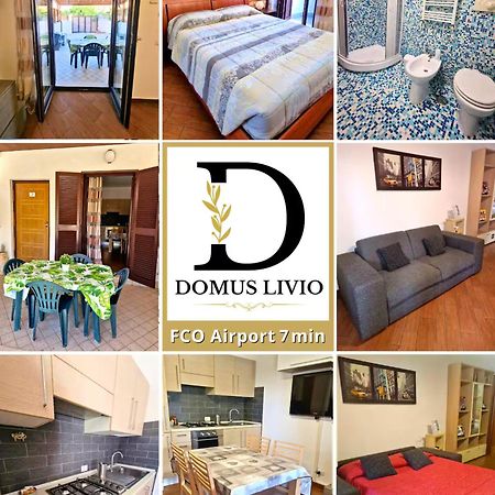 פיומיצ'ינו Domus Livio, 7 Min Fco Airport, Free Wifi, Garden Apartment, 2 Tv Hd מראה חיצוני תמונה
